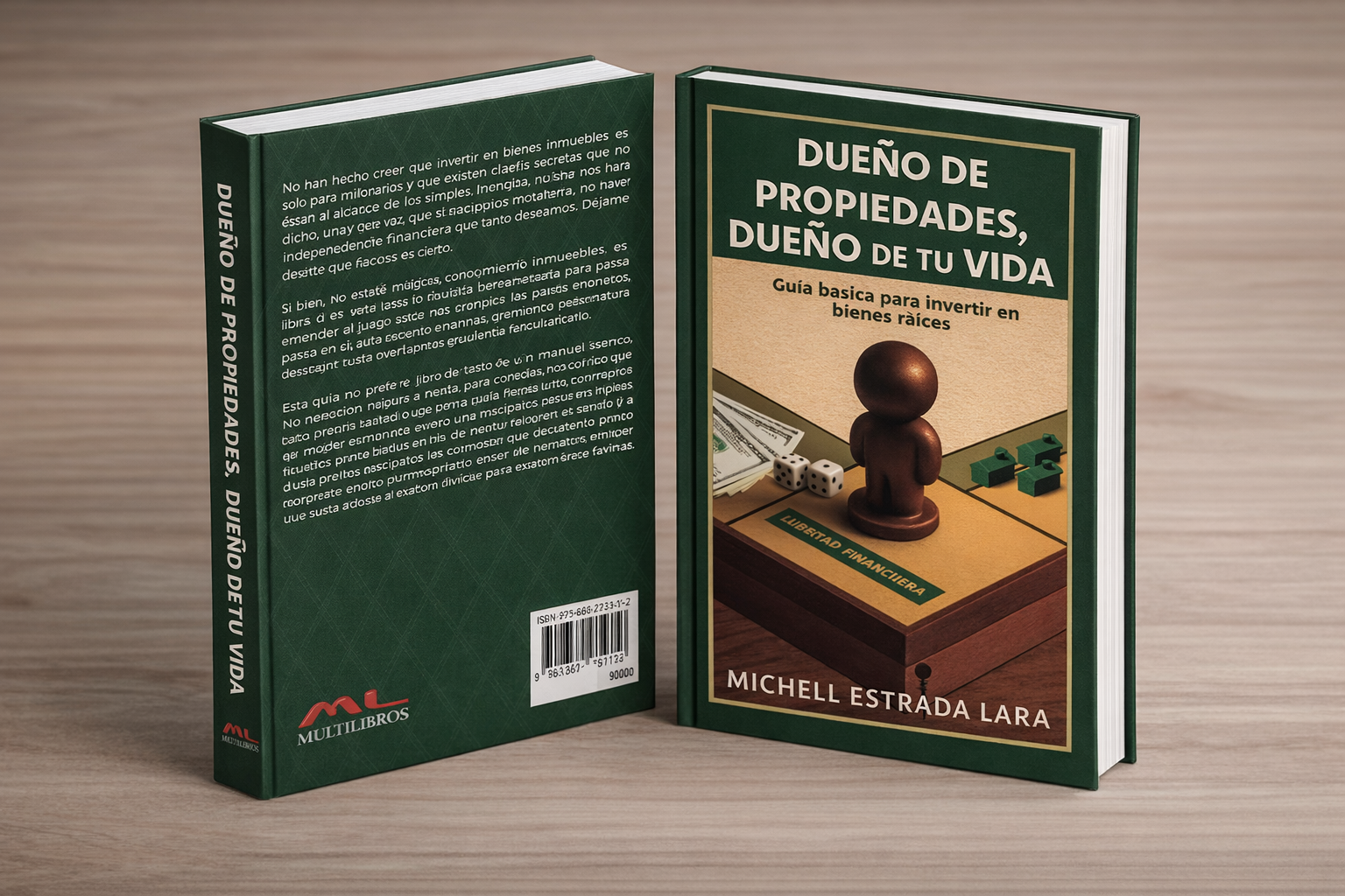 Portada del libro Dueño de Propiedades, Dueño de tu Vida - Guía de inversión inmobiliaria en México